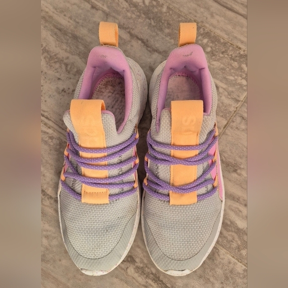 adidas Other - adidas Kids' Gray and Peach Sneakers